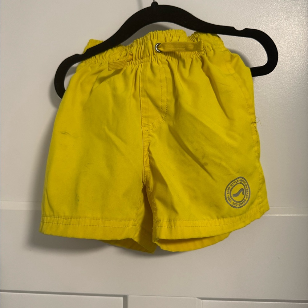 Surf Style Kids Yellow Shorts